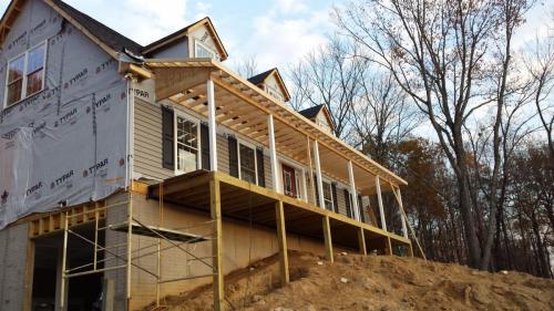 new construction covered deck castlewood madison virginia